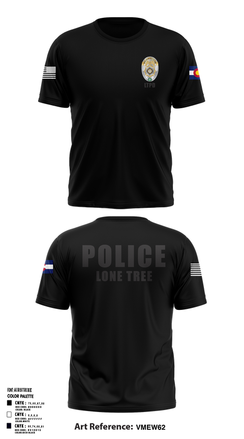Short Sleeve Performance Shirt, Lone Tree Police Department, Police, Teamtime, Team time, sublimation, custom sports apparel, team uniforms, spirit wear, spiritwear, sports uniforms, custom shirts, team store, custom team store, fundraiser sports, apparel fundraiser