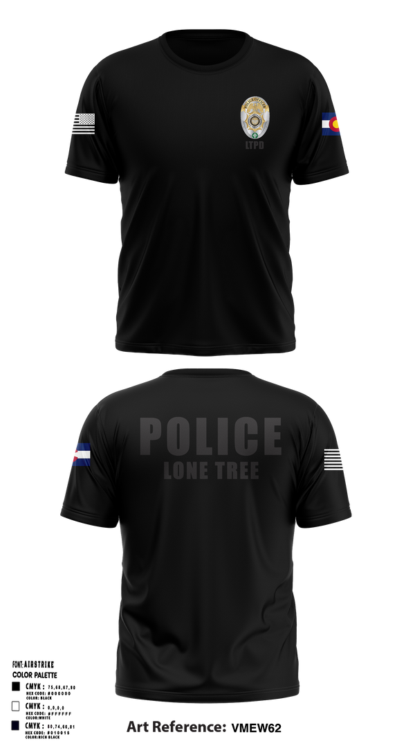 Short Sleeve Performance Shirt, Lone Tree Police Department, Police, Teamtime, Team time, sublimation, custom sports apparel, team uniforms, spirit wear, spiritwear, sports uniforms, custom shirts, team store, custom team store, fundraiser sports, apparel fundraiser