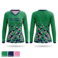 South Oldham Lady Sluggers Women's Long Sleeve V-neck Shirt - 1