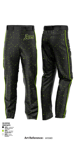 Baseball Pants, Cosmo Aces, Baseball, Teamtime, Team time, sublimation, custom sports apparel, team uniforms, spirit wear, spiritwear, sports uniforms, custom shirts, team store, custom team store, fundraiser sports, apparel fundraiser