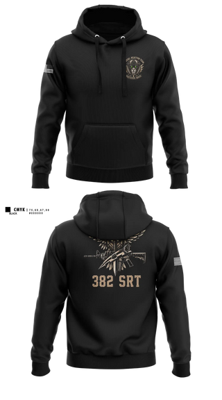 Hoodie, 382 Special Reaction Team, Army, Teamtime, Team time, sublimation, custom sports apparel, team uniforms, spirit wear, spiritwear, sports uniforms, custom shirts, team store, custom team store, fundraiser sports, apparel fundraiser