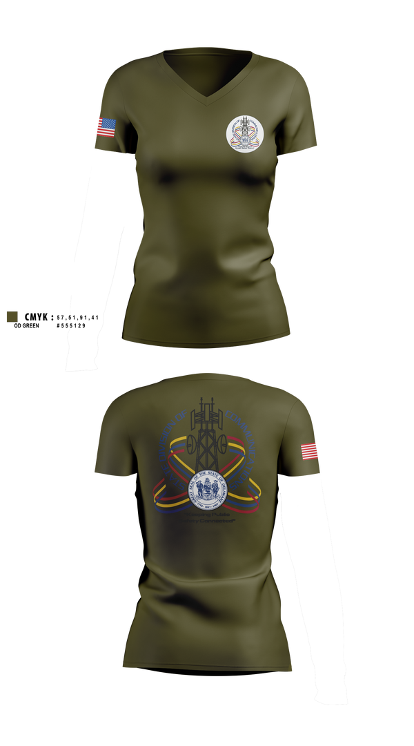 Womens Short Sleeve Vneck Shirt, Divcomm, Police, Teamtime, Team time, sublimation, custom sports apparel, team uniforms, spirit wear, spiritwear, sports uniforms, custom shirts, team store, custom team store, fundraiser sports, apparel fundraiser