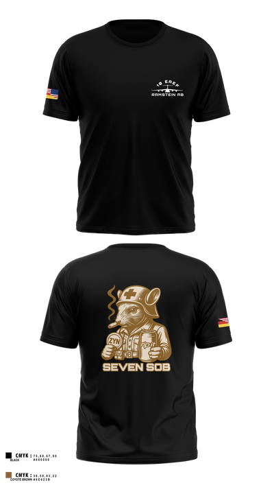 10 EAEF Bronze Crew 32641505 Short Sleeve Performance Shirt - 2