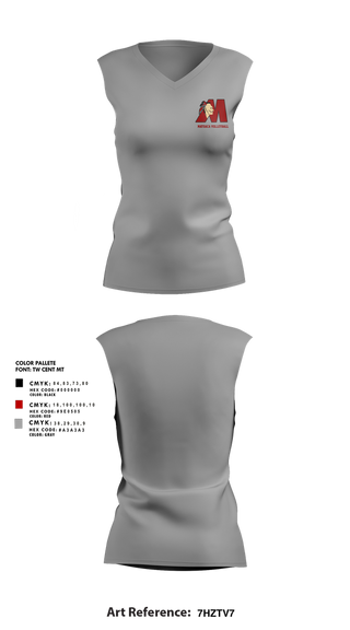 Sleeveless Performance Shirt, Matoaca High School Volleyball, Women's Volleyball, Teamtime, Team time, sublimation, custom sports apparel, team uniforms, spirit wear, spiritwear, sports uniforms, custom shirts, team store, custom team store, fundraiser sports, apparel fundraiser