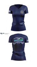 Wrangell Volunteer Fire Department Women's Short Sleeve V-neck Shirt - 6