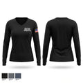 Wake County Sheriff's Office Intelligence Unit Women's Long Sleeve V-neck Shirt - 1