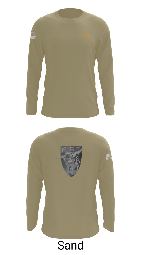 Long Sleeve Performance Shirt, HHB 113th FA / FIST, , Teamtime, Team time, sublimation, custom sports apparel, team uniforms, spirit wear, spiritwear, sports uniforms, custom shirts, team store, custom team store, fundraiser sports, apparel fundraiser
