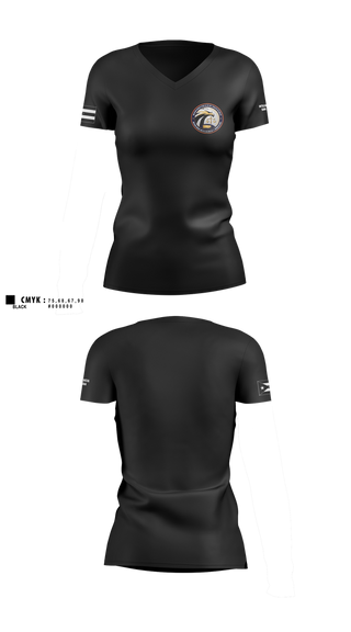 Womens Short Sleeve Vneck Shirt, Inteligencia San Juan, Police, Teamtime, Team time, sublimation, custom sports apparel, team uniforms, spirit wear, spiritwear, sports uniforms, custom shirts, team store, custom team store, fundraiser sports, apparel fundraiser
