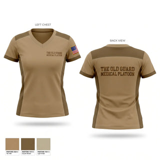 Womens Short Sleeve Vneck Shirt, The old guard medical platoon, Army, Teamtime, Team time, sublimation, custom sports apparel, team uniforms, spirit wear, spiritwear, sports uniforms, custom shirts, team store, custom team store, fundraiser sports, apparel fundraiser