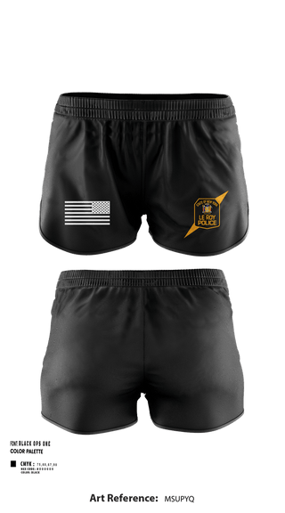 Ranger Panties, LE ROY POLICE DEPARTMENT, Police, Teamtime, Team time, sublimation, custom sports apparel, team uniforms, spirit wear, spiritwear, sports uniforms, custom shirts, team store, custom team store, fundraiser sports, apparel fundraiser