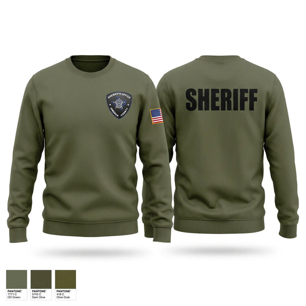 Crew Neck Sweatshirt, Sheriff Deputy, Police, Teamtime, Team time, sublimation, custom sports apparel, team uniforms, spirit wear, spiritwear, sports uniforms, custom shirts, team store, custom team store, fundraiser sports, apparel fundraiser