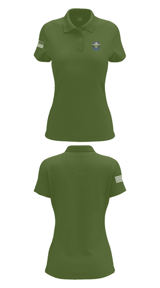 Womens Short Sleeve Performance Polo, Kilo Strongest Most Feared, , Teamtime, Team time, sublimation, custom sports apparel, team uniforms, spirit wear, spiritwear, sports uniforms, custom shirts, team store, custom team store, fundraiser sports, apparel fundraiser