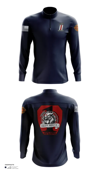 HFR Heavy Rescue 85328610 Quarter Zip Jacket - 60