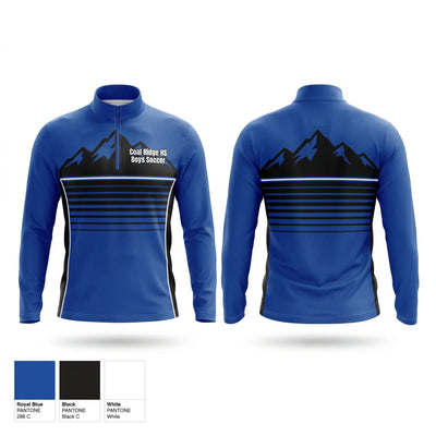 Coal Ridge HS Boys Soccer Quarter Zip Jacket - 1