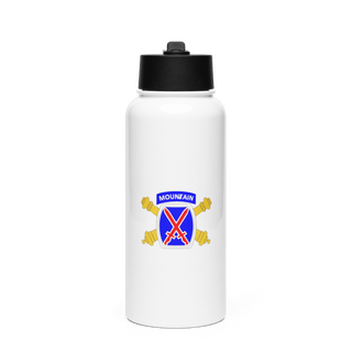 10mtn FIST 76072588 Stainless Steel Water Bottle with a Straw Lid