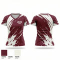 Toms River High School South 20074420 Women's Short Sleeve V-neck Shirt - 1