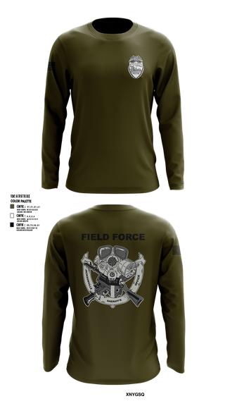 Long Sleeve Performance Shirt, JSO mobile field force, Police, Teamtime, Team time, sublimation, custom sports apparel, team uniforms, spirit wear, spiritwear, sports uniforms, custom shirts, team store, custom team store, fundraiser sports, apparel fundraiser