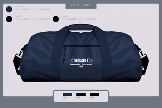 Duffle Bag, Versalift, , Teamtime, Team time, sublimation, custom sports apparel, team uniforms, spirit wear, spiritwear, sports uniforms, custom shirts, team store, custom team store, fundraiser sports, apparel fundraiser