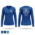 Erie Fire Department Women's Long Sleeve V-neck Shirt - 1