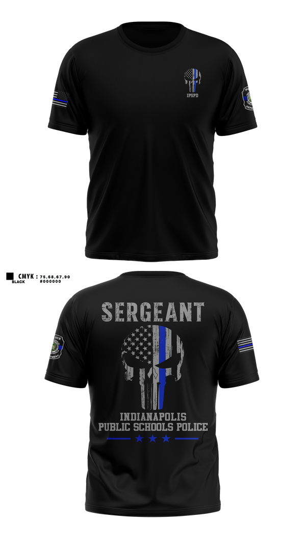 Old School Cotton Shirt, IPSPD, Police, Teamtime, Team time, sublimation, custom sports apparel, team uniforms, spirit wear, spiritwear, sports uniforms, custom shirts, team store, custom team store, fundraiser sports, apparel fundraiser