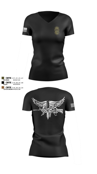 Womens Short Sleeve Vneck Shirt, DAUPHIN COUNTY CRT, , Teamtime, Team time, sublimation, custom sports apparel, team uniforms, spirit wear, spiritwear, sports uniforms, custom shirts, team store, custom team store, fundraiser sports, apparel fundraiser