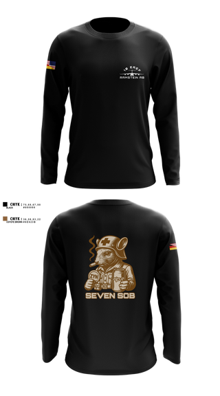 Long Sleeve Performance Shirt, 10 EAEF Bronze Crew, , Teamtime, Team time, sublimation, custom sports apparel, team uniforms, spirit wear, spiritwear, sports uniforms, custom shirts, team store, custom team store, fundraiser sports, apparel fundraiser