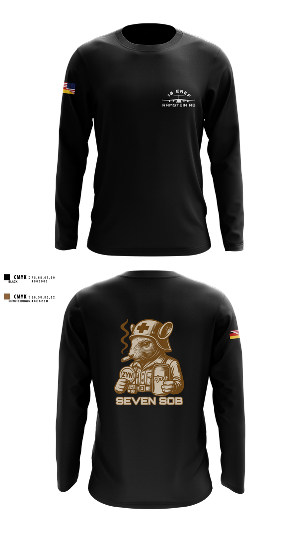 Long Sleeve Performance Shirt, 10 EAEF Bronze Crew, , Teamtime, Team time, sublimation, custom sports apparel, team uniforms, spirit wear, spiritwear, sports uniforms, custom shirts, team store, custom team store, fundraiser sports, apparel fundraiser