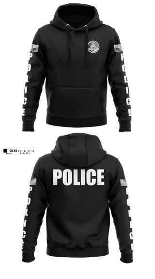 Hoodie, Fort Walton Beach Police Department, Police, Teamtime, Team time, sublimation, custom sports apparel, team uniforms, spirit wear, spiritwear, sports uniforms, custom shirts, team store, custom team store, fundraiser sports, apparel fundraiser
