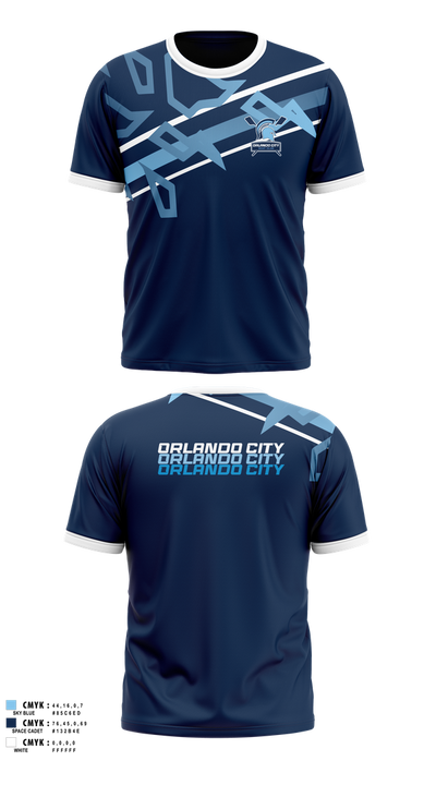Orlando City Boat Club 28129531 Short Sleeve Performance Shirt - 100