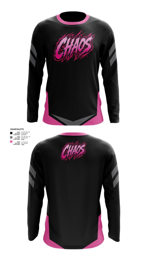 Long Sleeve Performance Shirt, Chaos, Softball, Teamtime, Team time, sublimation, custom sports apparel, team uniforms, spirit wear, spiritwear, sports uniforms, custom shirts, team store, custom team store, fundraiser sports, apparel fundraiser