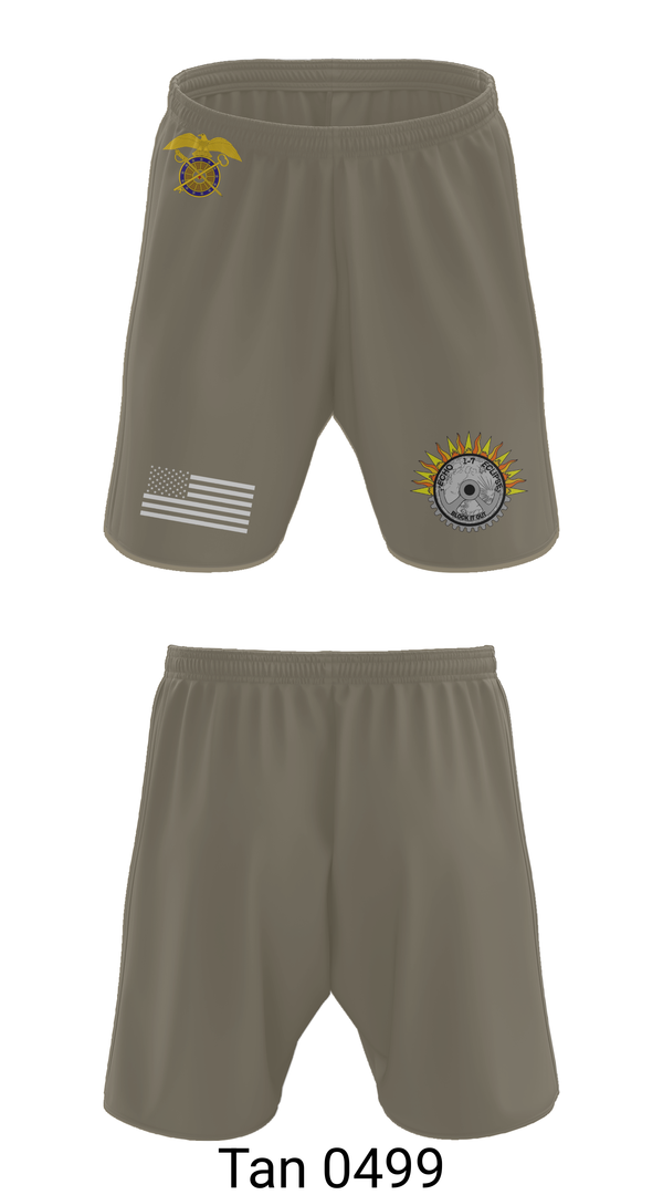 Athletic Shorts With Pockets, Echo company 1-7 ADA, , Teamtime, Team time, sublimation, custom sports apparel, team uniforms, spirit wear, spiritwear, sports uniforms, custom shirts, team store, custom team store, fundraiser sports, apparel fundraiser