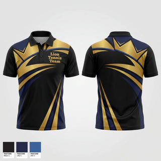 Short Sleeve Performance Polo, Lion Tennis Team, Tennis, Teamtime, Team time, sublimation, custom sports apparel, team uniforms, spirit wear, spiritwear, sports uniforms, custom shirts, team store, custom team store, fundraiser sports, apparel fundraiser