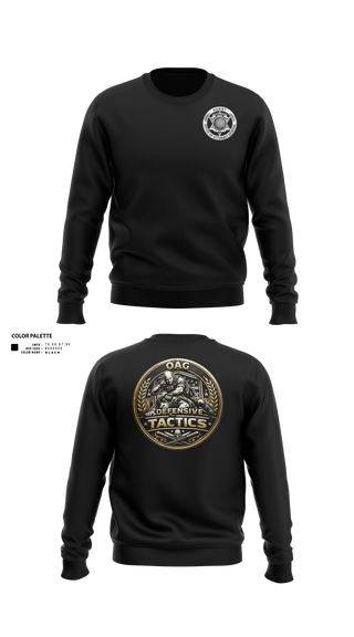 Crew Neck Sweatshirt, OAG-DT, Police, Teamtime, Team time, sublimation, custom sports apparel, team uniforms, spirit wear, spiritwear, sports uniforms, custom shirts, team store, custom team store, fundraiser sports, apparel fundraiser