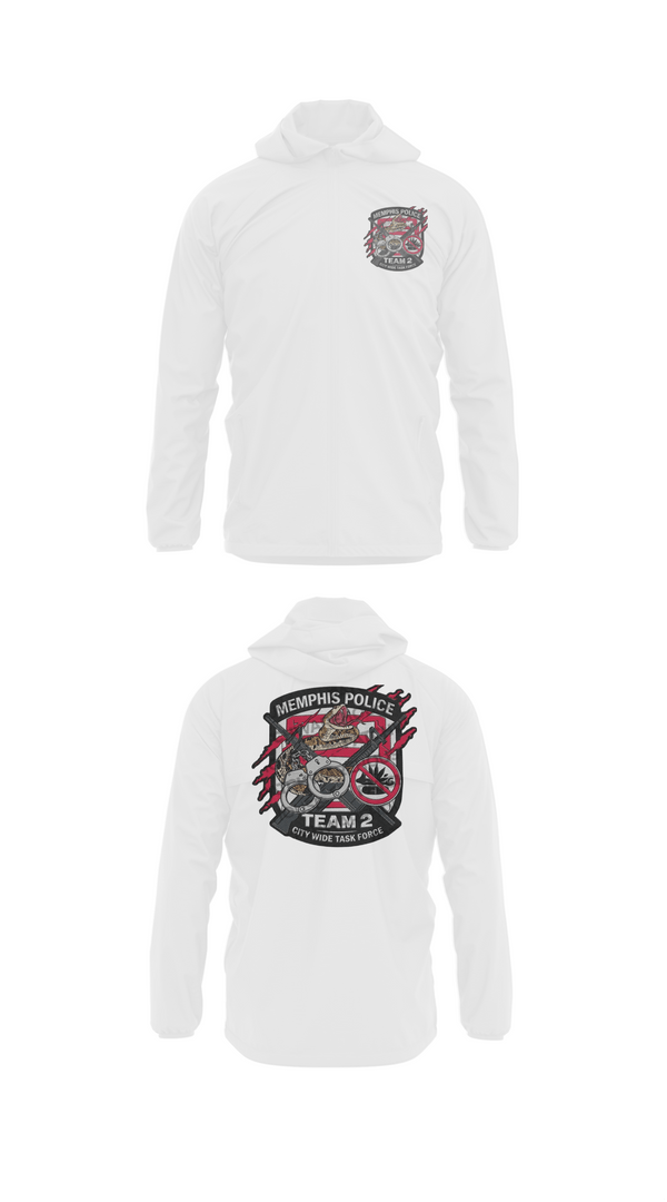 Windbreaker, Memphis Police City Wide Task Force Team Two, Police, Teamtime, Team time, sublimation, custom sports apparel, team uniforms, spirit wear, spiritwear, sports uniforms, custom shirts, team store, custom team store, fundraiser sports, apparel fundraiser