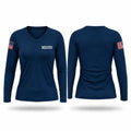 Ayden Police Department Women's Long Sleeve V-neck Shirt - 1