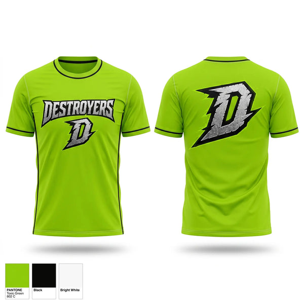 Short Sleeve Performance Shirt, Midwest Destroyers, Softball, Teamtime, Team time, sublimation, custom sports apparel, team uniforms, spirit wear, spiritwear, sports uniforms, custom shirts, team store, custom team store, fundraiser sports, apparel fundraiser