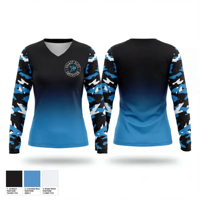 Galaxy Elite 40487926 Women's Long Sleeve V-neck Shirt - 1