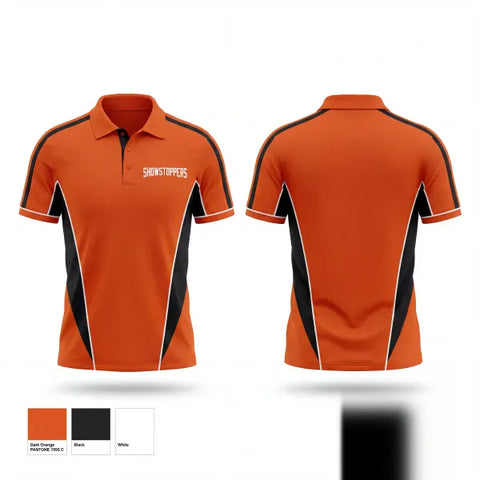 Short Sleeve Performance Polo, SHOWSTOPPERS, Men's Basketball, Teamtime, Team time, sublimation, custom sports apparel, team uniforms, spirit wear, spiritwear, sports uniforms, custom shirts, team store, custom team store, fundraiser sports, apparel fundraiser