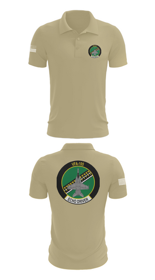 Short Sleeve Performance Polo, VFA-105, , Teamtime, Team time, sublimation, custom sports apparel, team uniforms, spirit wear, spiritwear, sports uniforms, custom shirts, team store, custom team store, fundraiser sports, apparel fundraiser