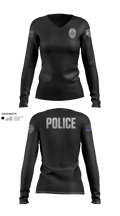 Lincoln Police Department Women's Long Sleeve V-neck Shirt - 21