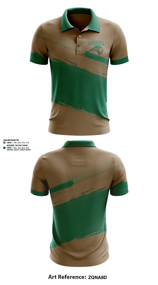 Short Sleeve Performance Polo, Archbishop Carroll Cheer, Cheer, Teamtime, Team time, sublimation, custom sports apparel, team uniforms, spirit wear, spiritwear, sports uniforms, custom shirts, team store, custom team store, fundraiser sports, apparel fundraiser