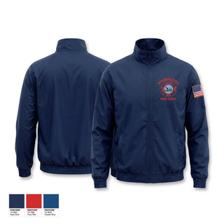 Windbreaker, Wilmington fire department, Fire Department, Teamtime, Team time, sublimation, custom sports apparel, team uniforms, spirit wear, spiritwear, sports uniforms, custom shirts, team store, custom team store, fundraiser sports, apparel fundraiser