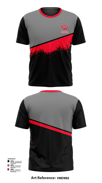 Washington Track & Field 76094298 Short Sleeve Performance Shirt - 11 (1)