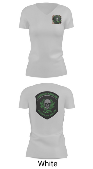 Womens Short Sleeve Vneck Shirt, Contraband interdiction, Police, Teamtime, Team time, sublimation, custom sports apparel, team uniforms, spirit wear, spiritwear, sports uniforms, custom shirts, team store, custom team store, fundraiser sports, apparel fundraiser