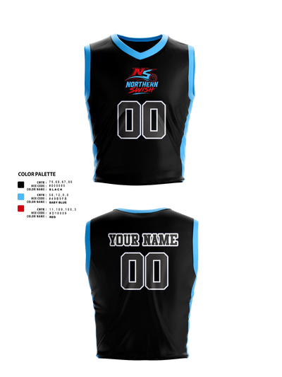 NORTHERN SWISH Mens Basketball Jersey - 21