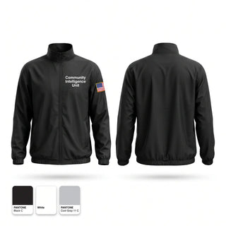 Windbreaker, Community intelligence unit, , Teamtime, Team time, sublimation, custom sports apparel, team uniforms, spirit wear, spiritwear, sports uniforms, custom shirts, team store, custom team store, fundraiser sports, apparel fundraiser