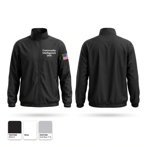 Windbreaker, Community intelligence unit, , Teamtime, Team time, sublimation, custom sports apparel, team uniforms, spirit wear, spiritwear, sports uniforms, custom shirts, team store, custom team store, fundraiser sports, apparel fundraiser