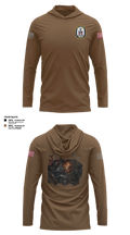 USS Truxtun DDG 103 Long Sleeve Hooded Sun Shirt - 22