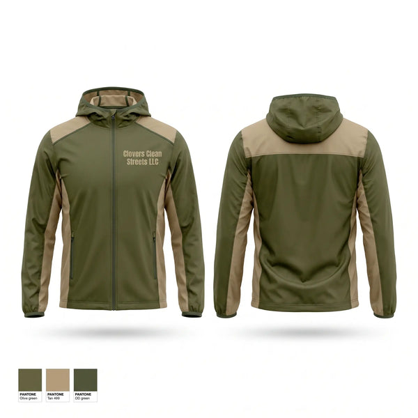 Windbreaker, Clovers Clean Streets LLC, , Teamtime, Team time, sublimation, custom sports apparel, team uniforms, spirit wear, spiritwear, sports uniforms, custom shirts, team store, custom team store, fundraiser sports, apparel fundraiser