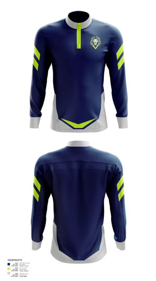 Quarter Zip Jacket, Lions, , Teamtime, Team time, sublimation, custom sports apparel, team uniforms, spirit wear, spiritwear, sports uniforms, custom shirts, team store, custom team store, fundraiser sports, apparel fundraiser